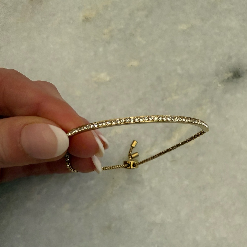 Michael Kors gold stainless steel chain bracelet